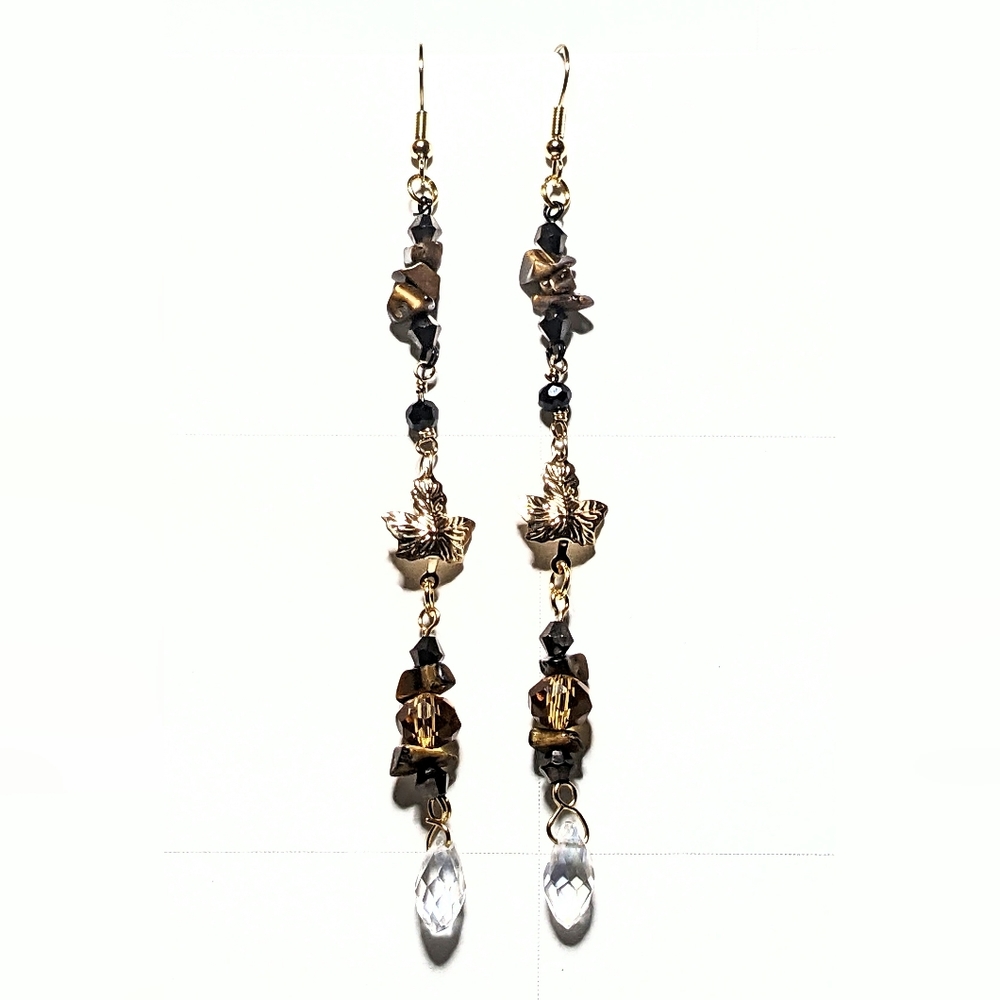 Tigers Eye Fall Earrings